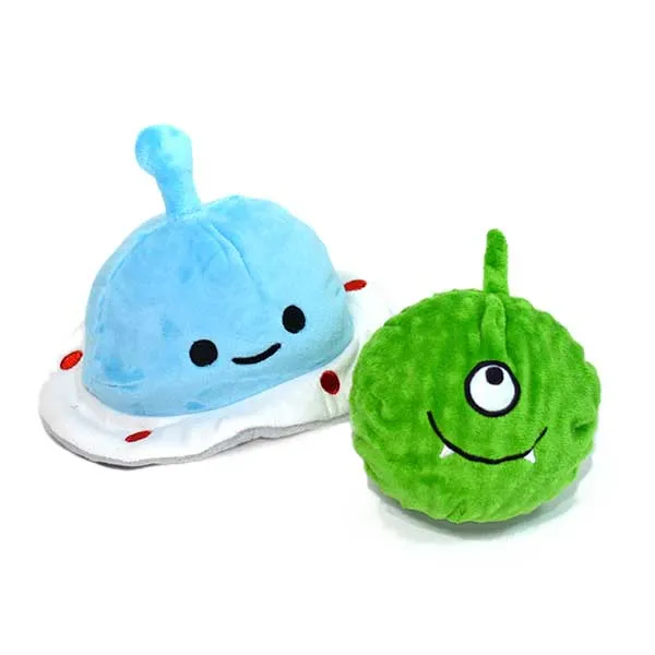 3-In-1 Spaceship   Alien   Squeaky Ball Dog Toy