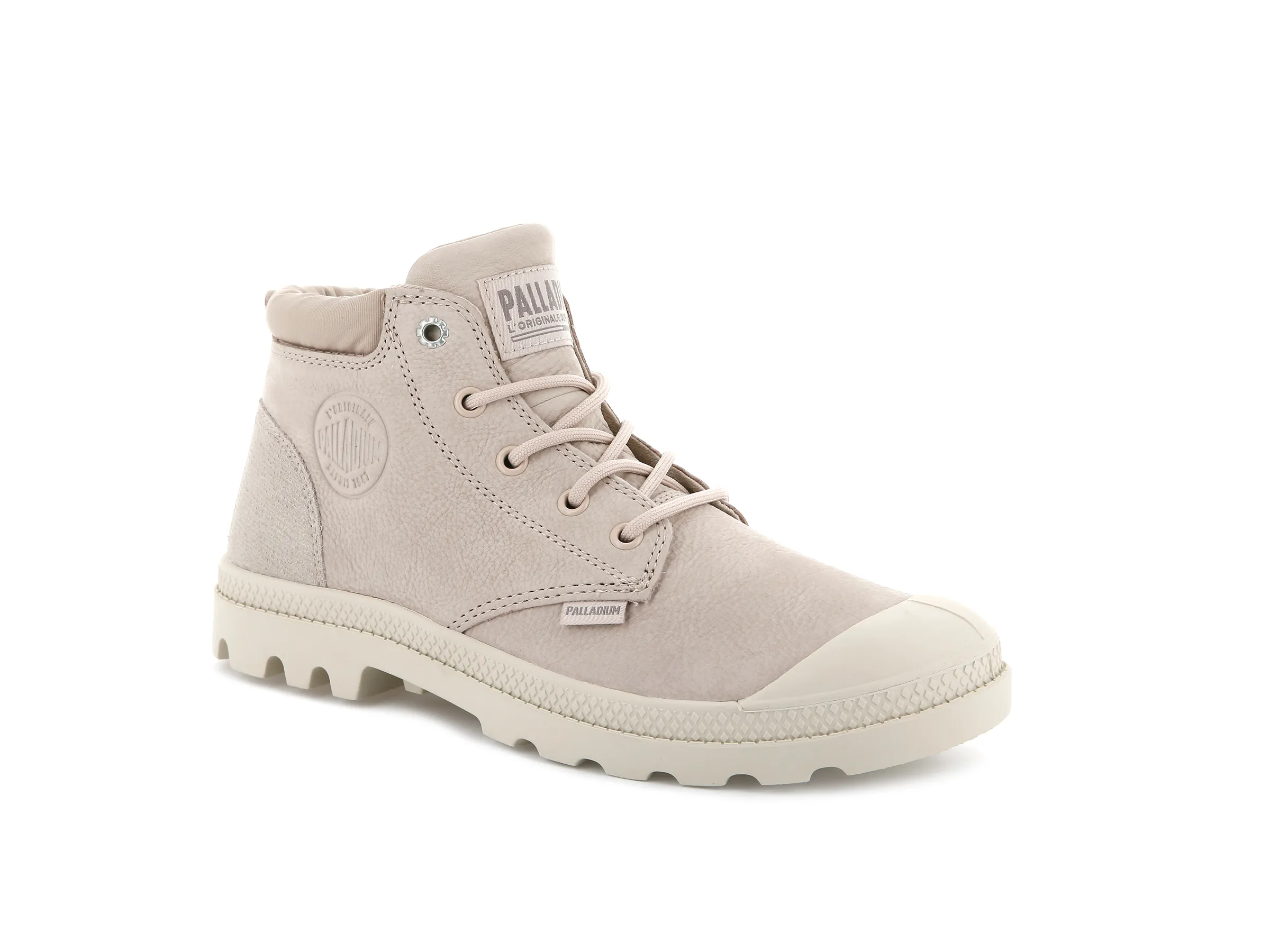 95561-677-M | WOMENS PAMPA LO CUFF LEATHER | ROSE DUST/SAND DOLLARD