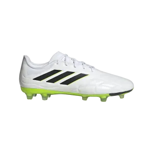 adidas Copa Pure.2 Firm Ground Football Boots - Adult - White/Black/Lucid Lemon