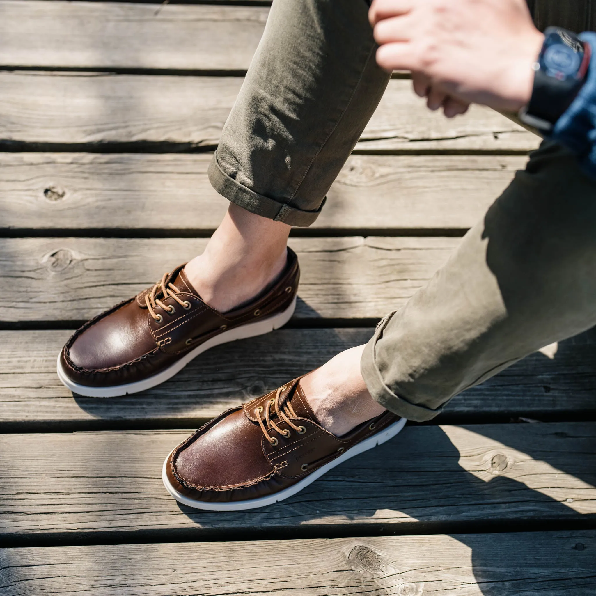 ANKKURI Men’s Zero Waste boat shoes