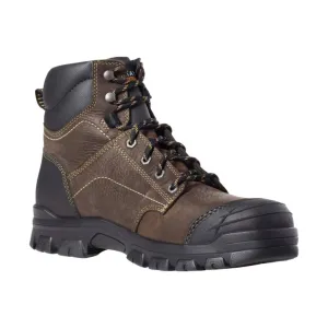 Waterproof Dark Brown Ariat Mens Treadfast 6-inch Steel Toe Work Boot