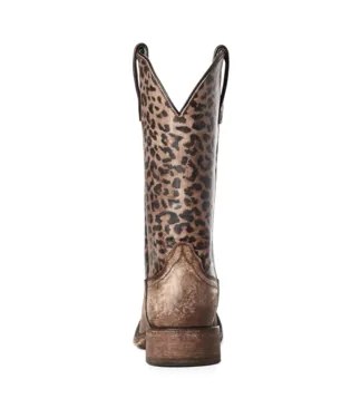 Ariat® Women's Circuit Savanna Distressed Square Toe Cowboy Boots