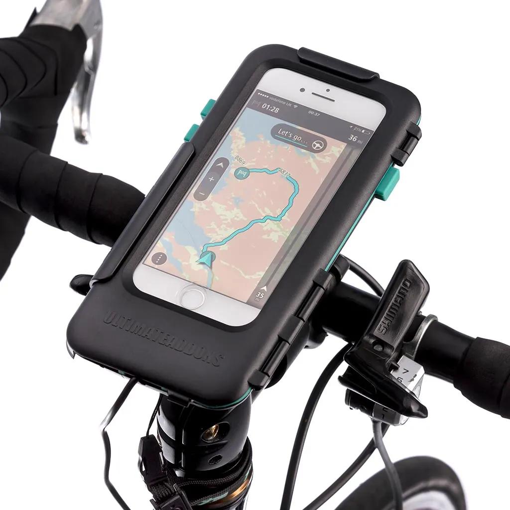 Bicycle Handlebar Mount Kit Tough Waterproof Case for Apple iPhone 6 7 8 / Plus