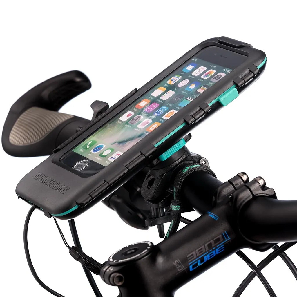 Bicycle Handlebar Mount Kit Tough Waterproof Case for Apple iPhone 6 7 8 / Plus