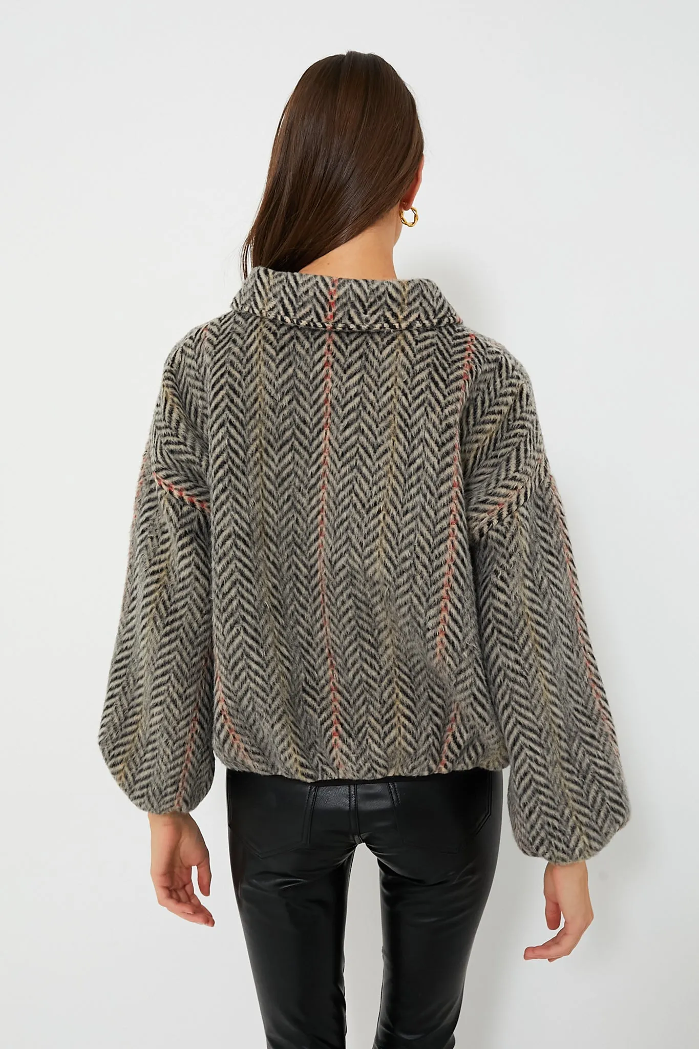 Birch Chevron Stripe The Outlander Pullover