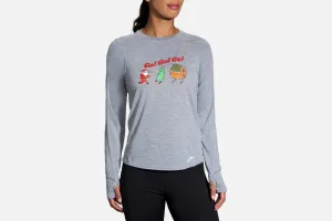 Brooks Women's Run Merry Distance Graphic Long Sleeve