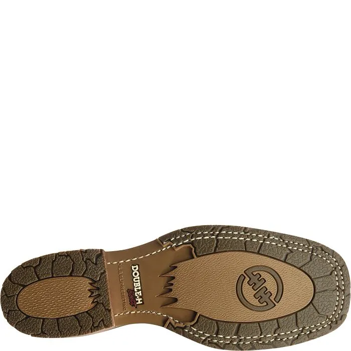 GRISSOM MENS 12"DOMESTIC  WIDE SQUARE TOE ROPER : DH4644