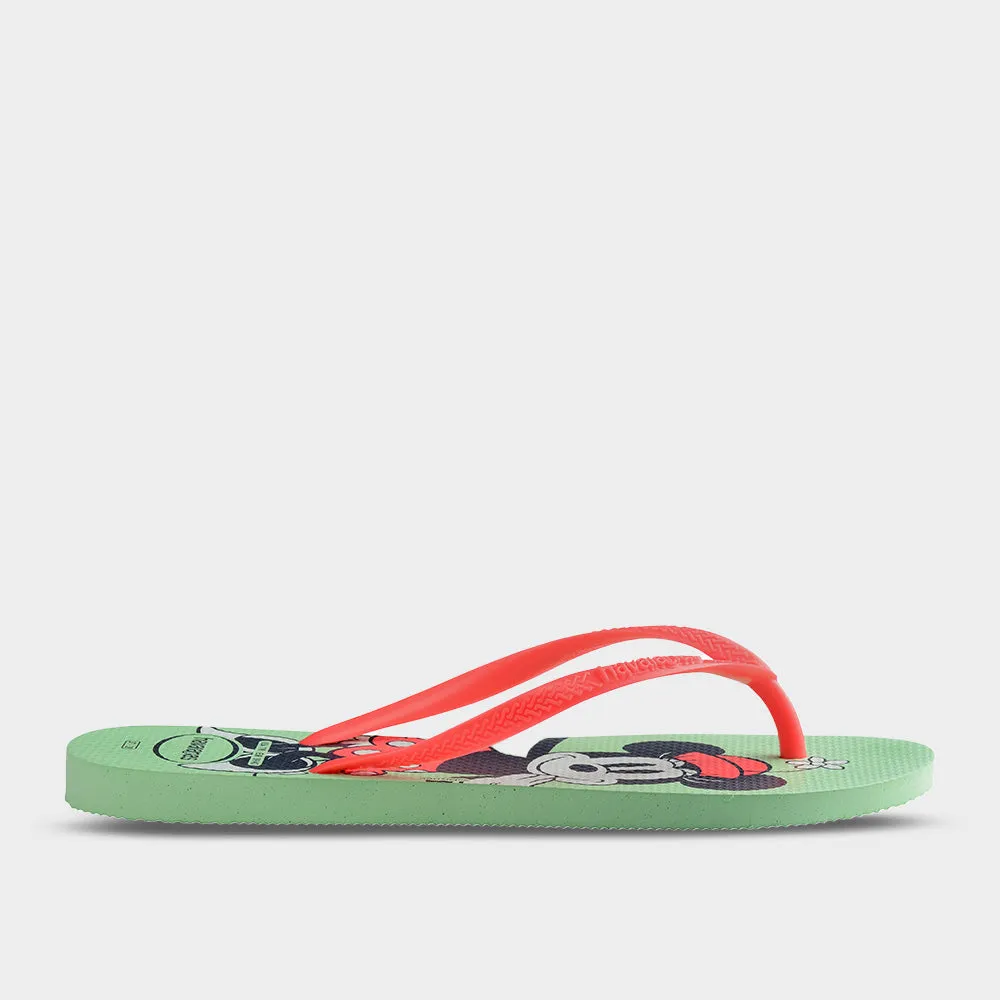 Havaianas Kids Slim Disney Sandal Green/Multi _ 183490 _ Green