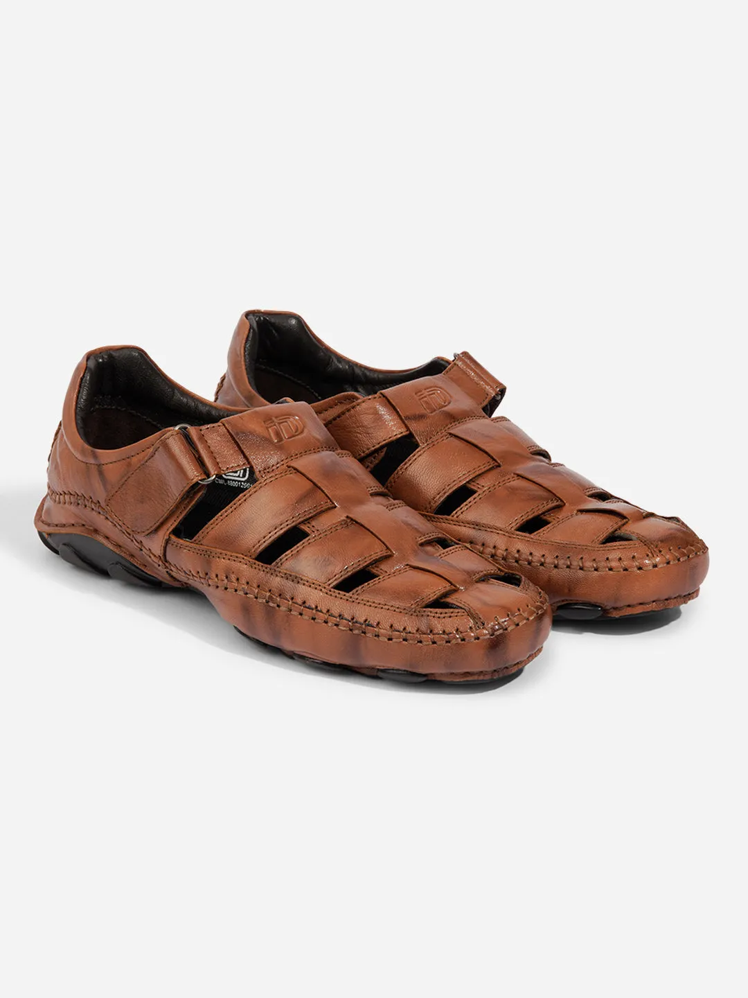 Men Tan Sandal / Slipper (ID4218)