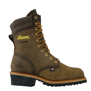 Men's Thorogood LOGGER SERIES – 9" BROWN STUDHORSE WATERPROOF