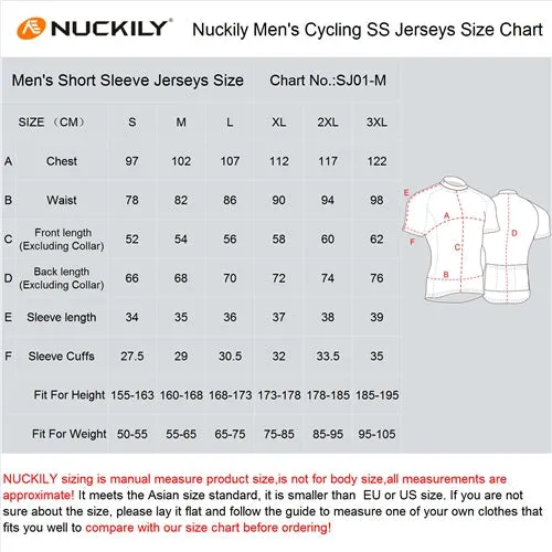 Nuckily MG054 Short Sleeve Cycling Jersey - Red