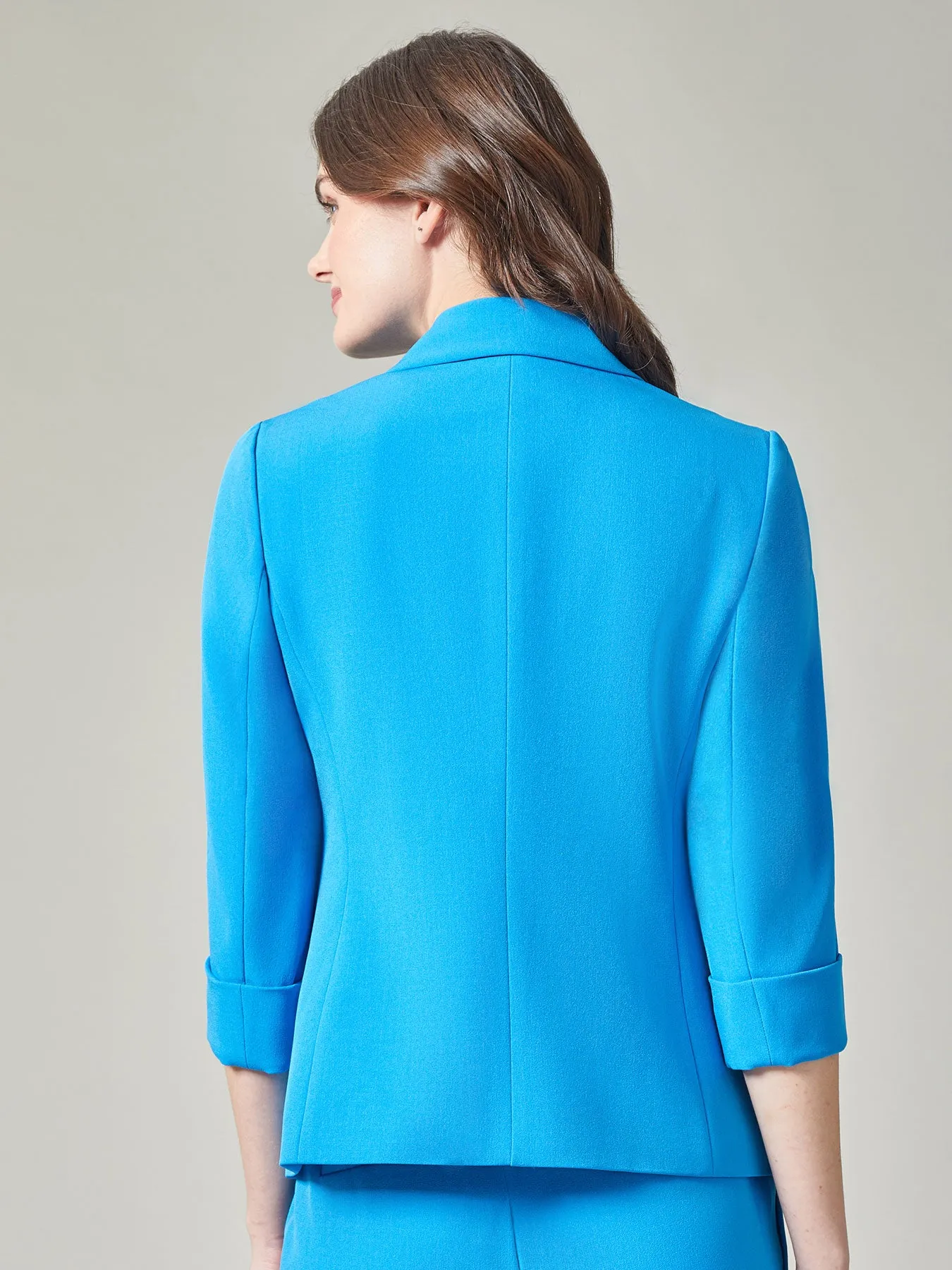 Petite Ava Jacket, Iconic Stretch Crepe