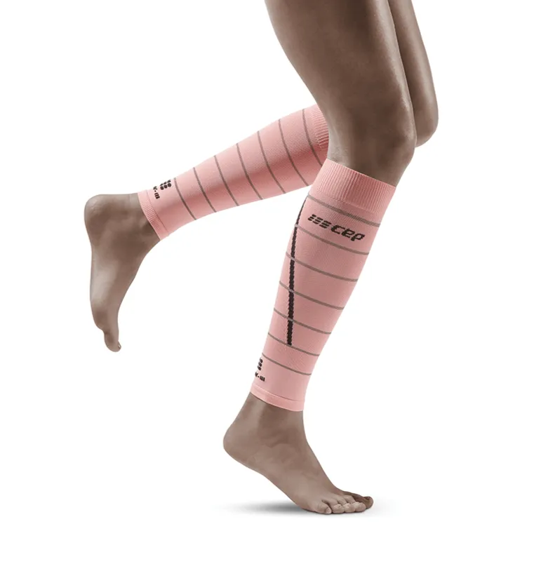 Reflective Compression Calf Sleeves, Women