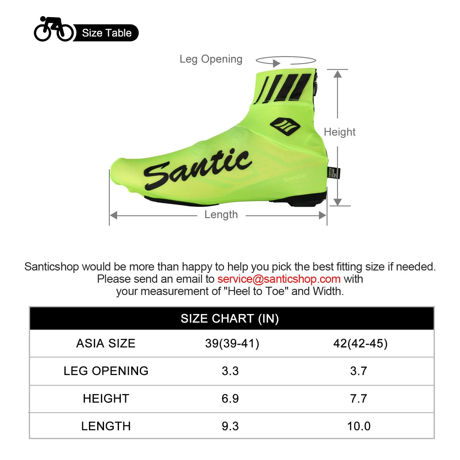 Santic Lampe Green Men Cycling Overshoes