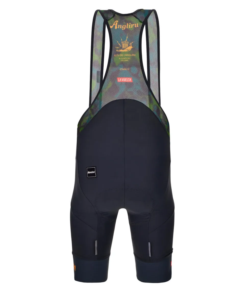 Santini La Vuelta Angliru Bibshorts - Titanium