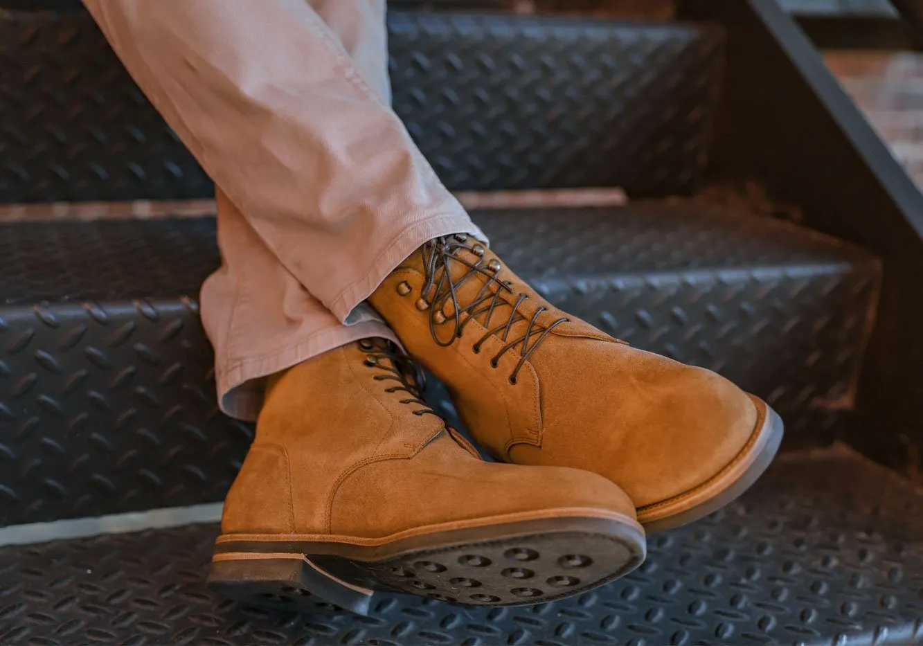 Tangier Brown Strickland Suede Boot