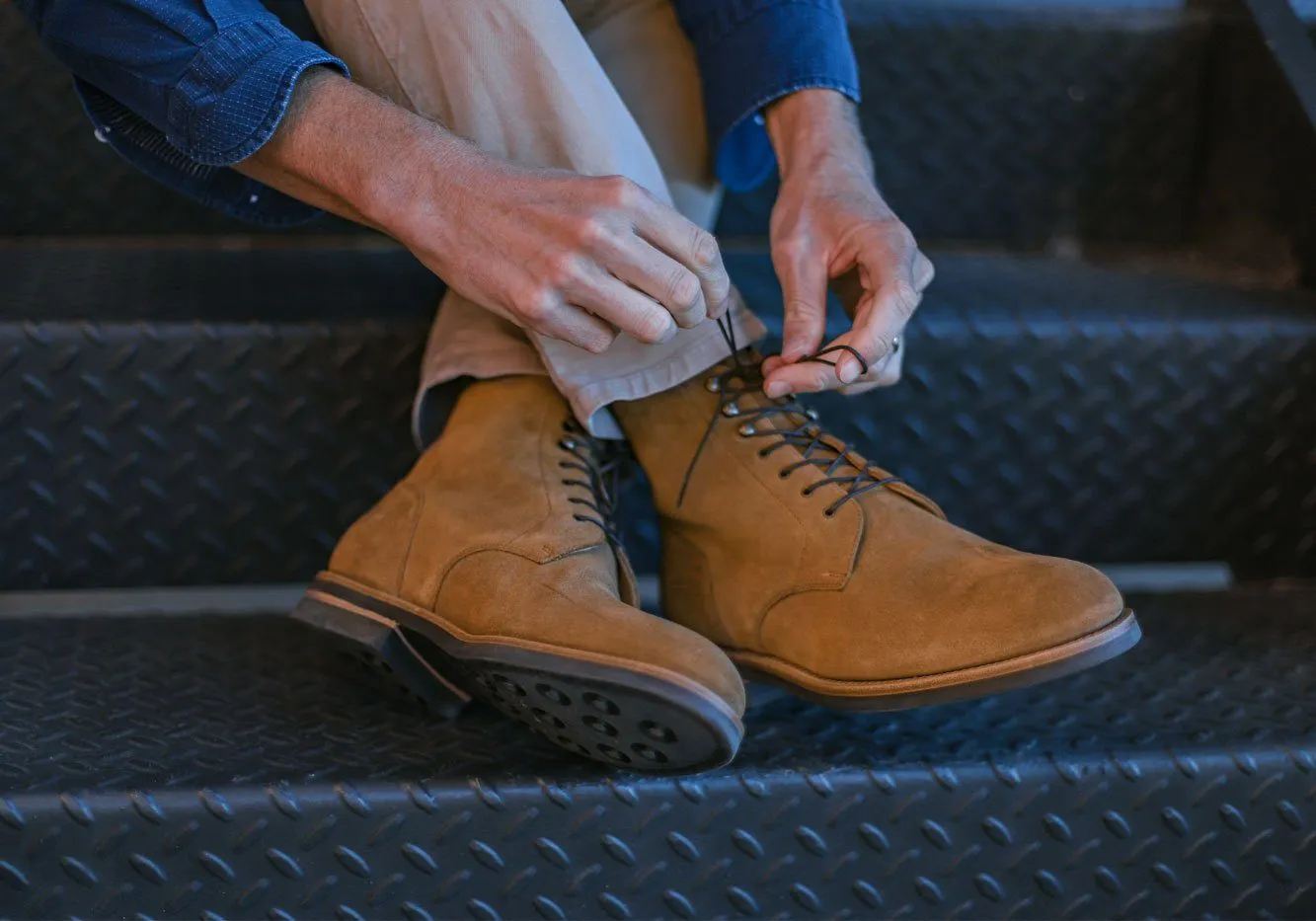 Tangier Brown Strickland Suede Boot