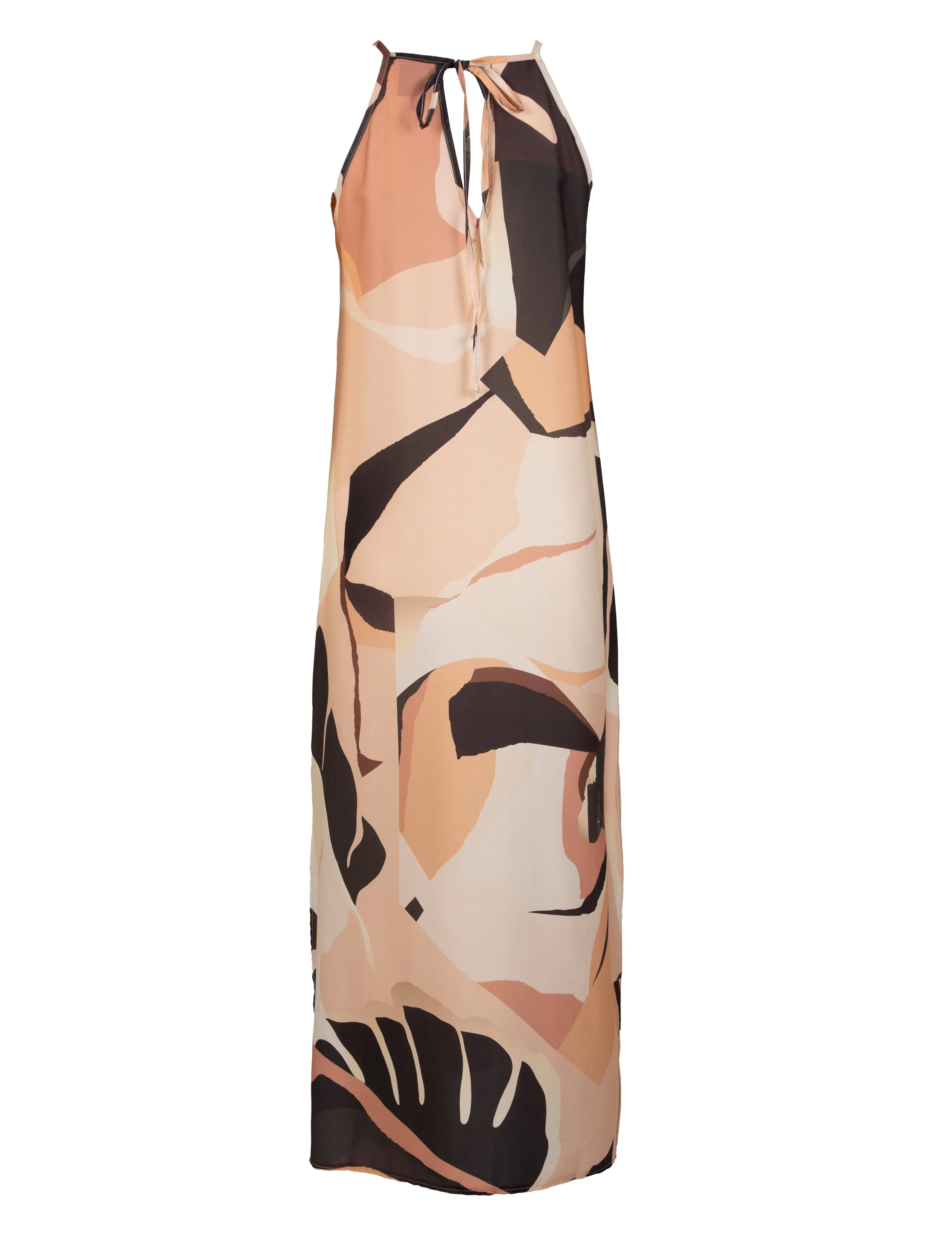 Vibs strap dress - Nude Rose Mix