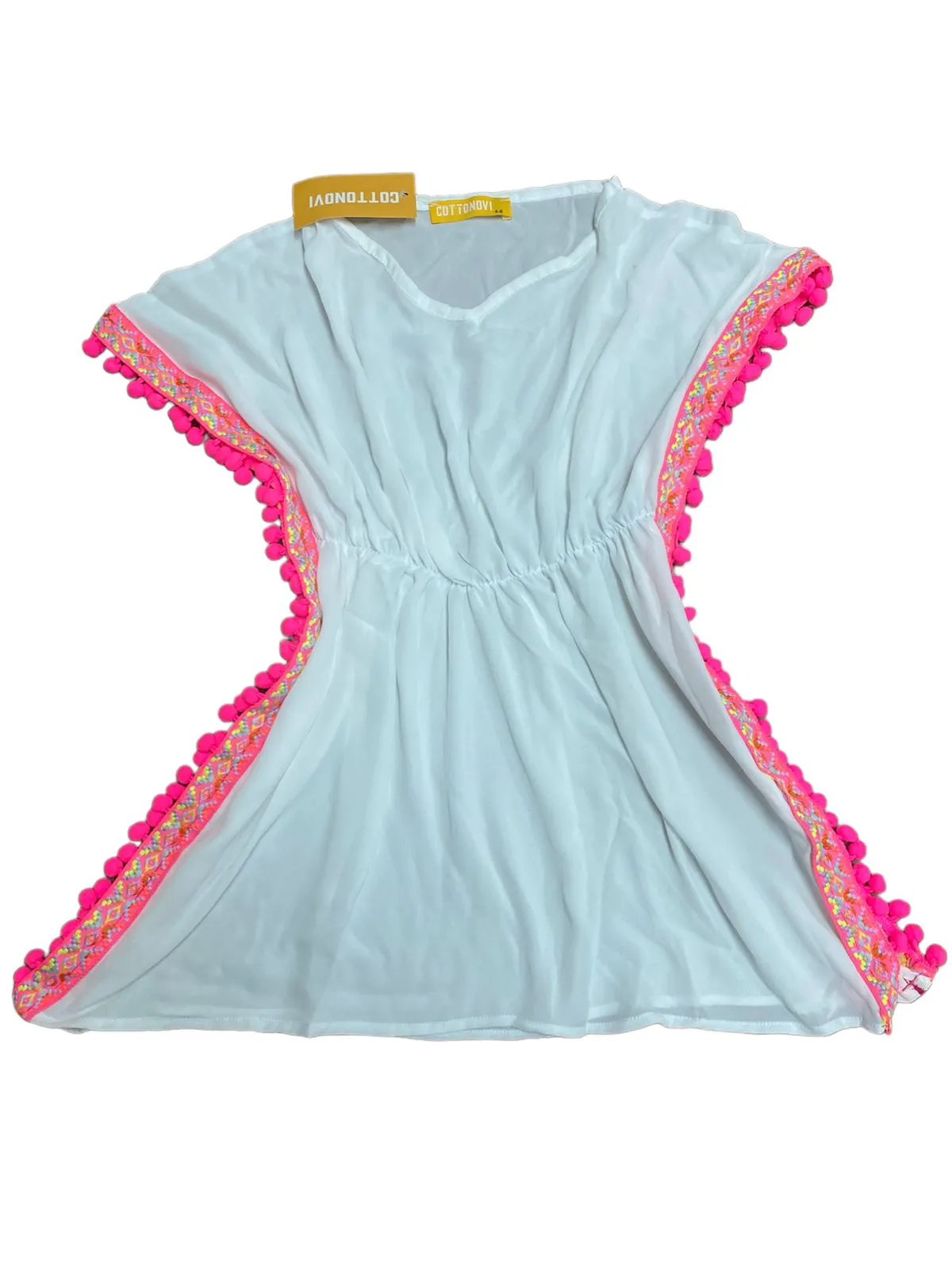 White Beach Kaftan Cover-Up